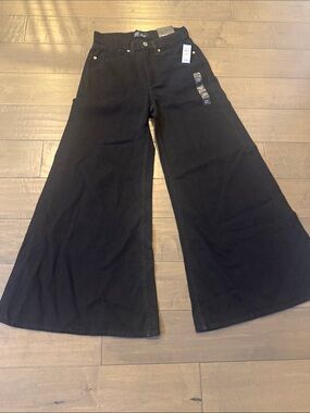 Gap Denim Superlight Palazzo high rise